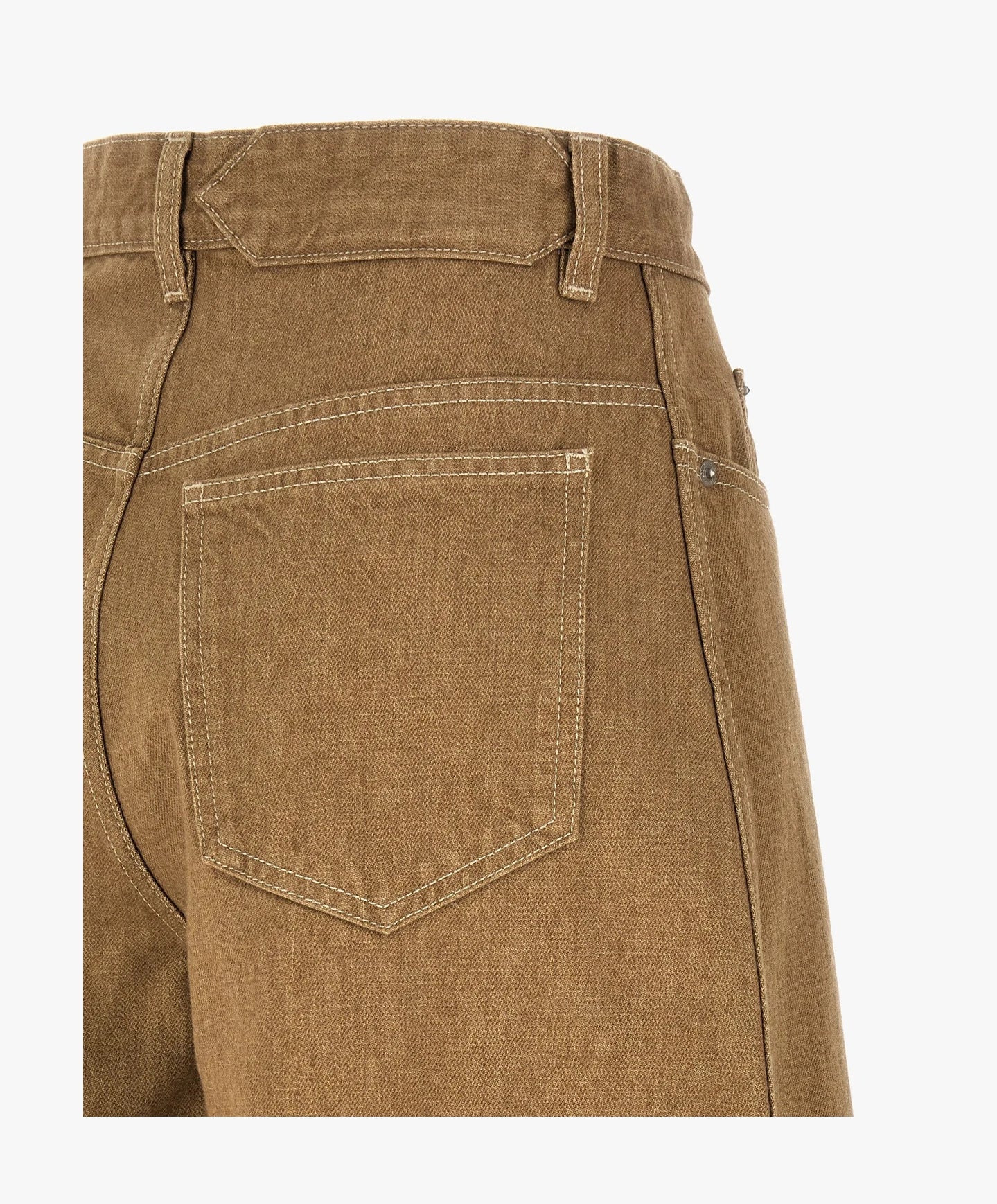 Jacquemus Jean in beige, Cotton — view 4