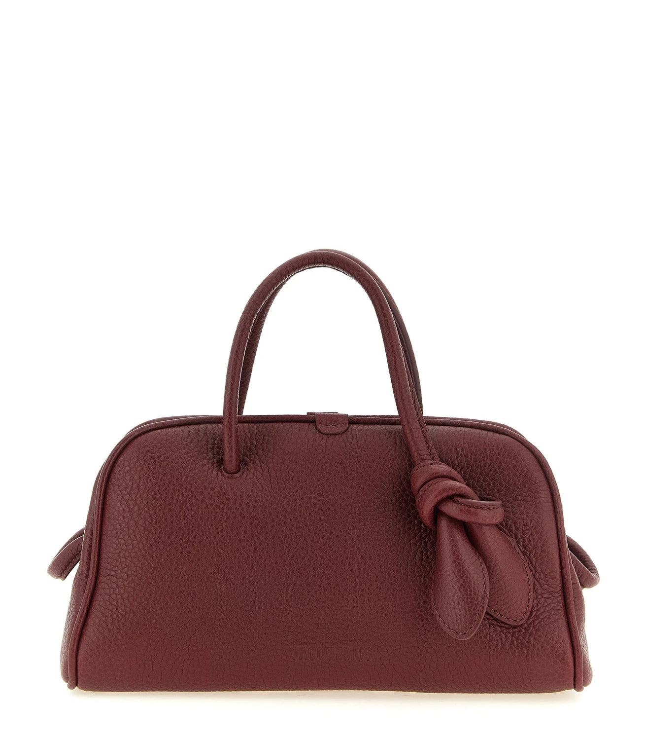Jacquemus Satchel Bag in red, Calfskin Leather