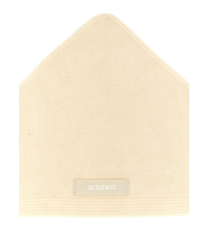 Jacquemus Scarves & Shawl in white, Alpaca Wool — view 3