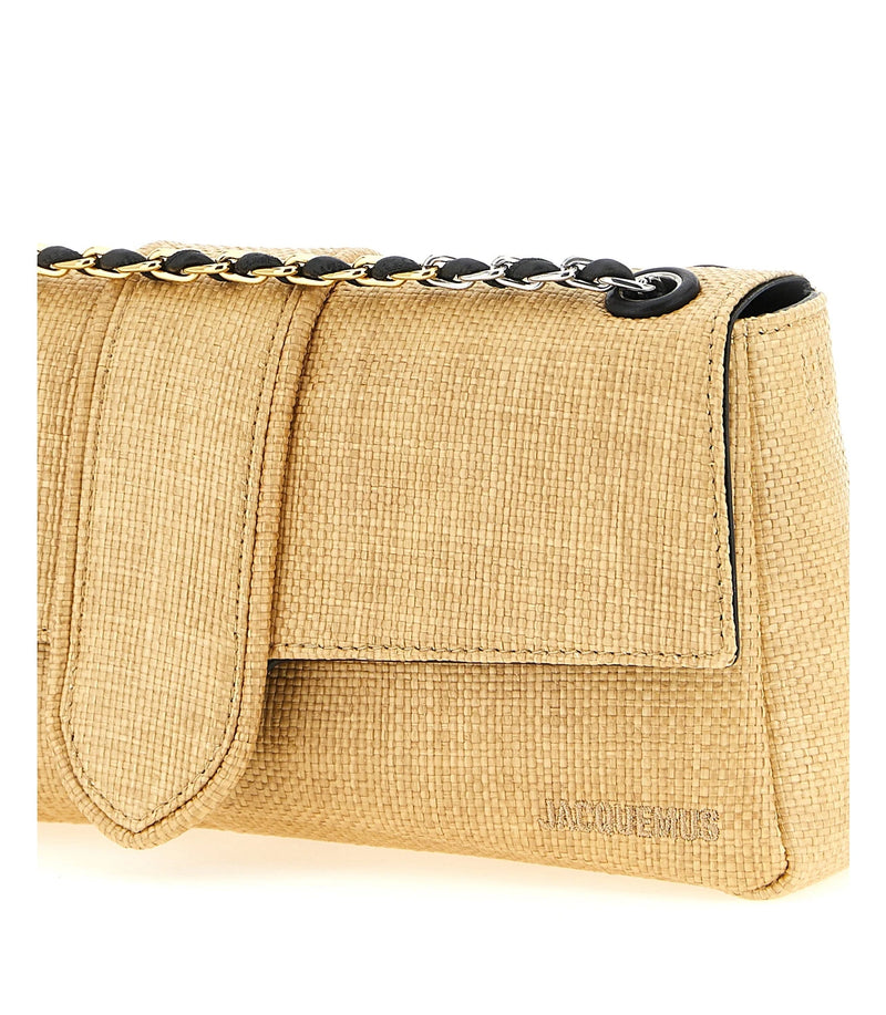 Jacquemus Shoulder Bag in beige, Polyamide — view 3