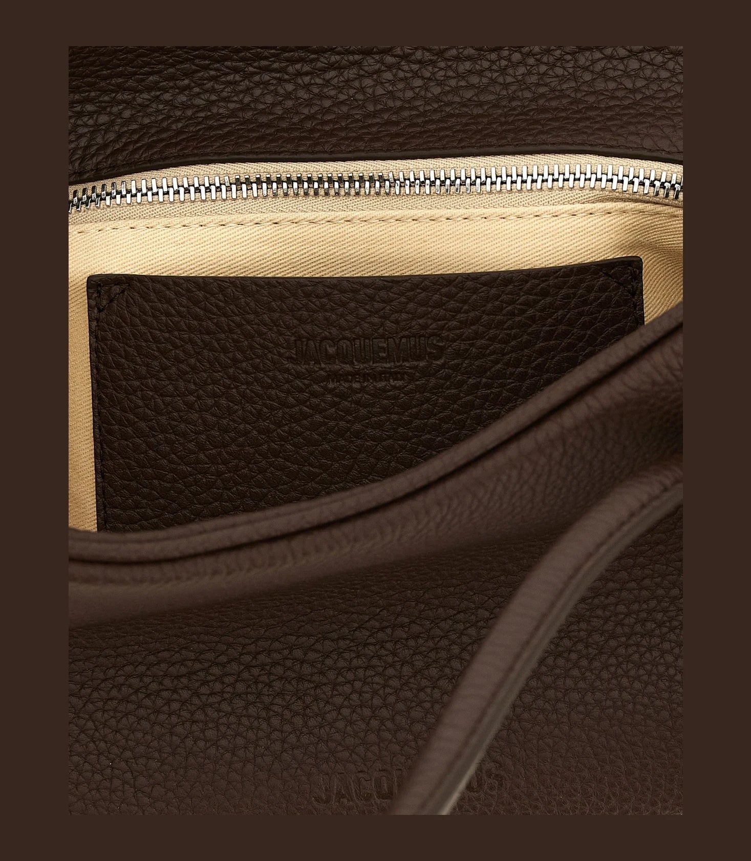 Jacquemus Shoulder Bag in brown, Calfskin Leather — view 4