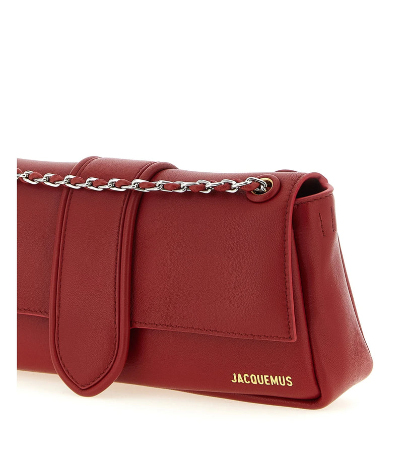 Jacquemus Shoulder Bag in red, Lamb Leather — view 3