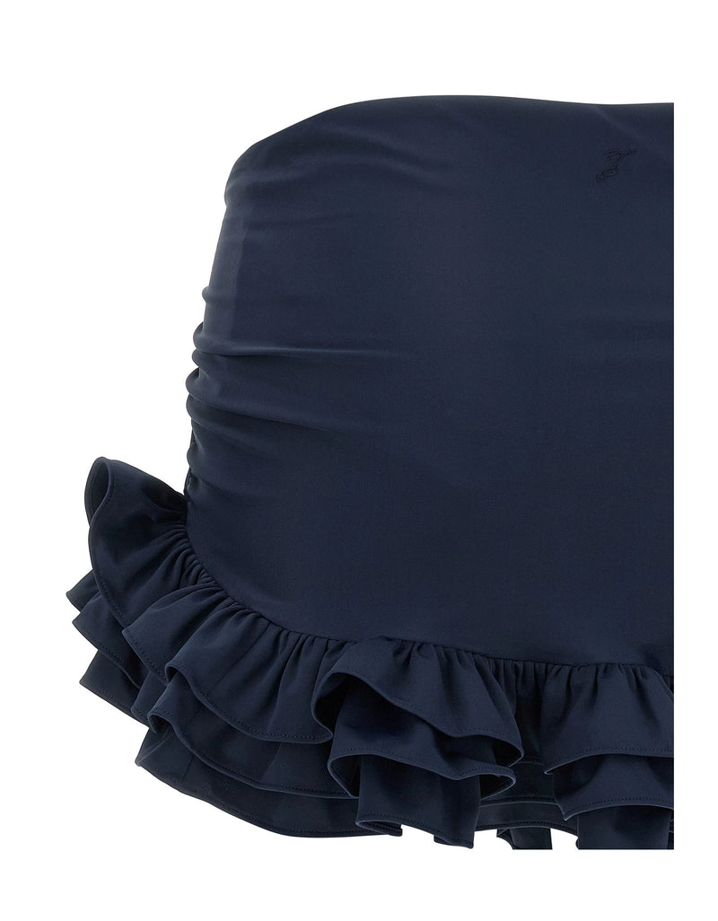 Jacquemus Skirt in blue, Polyamide — view 4