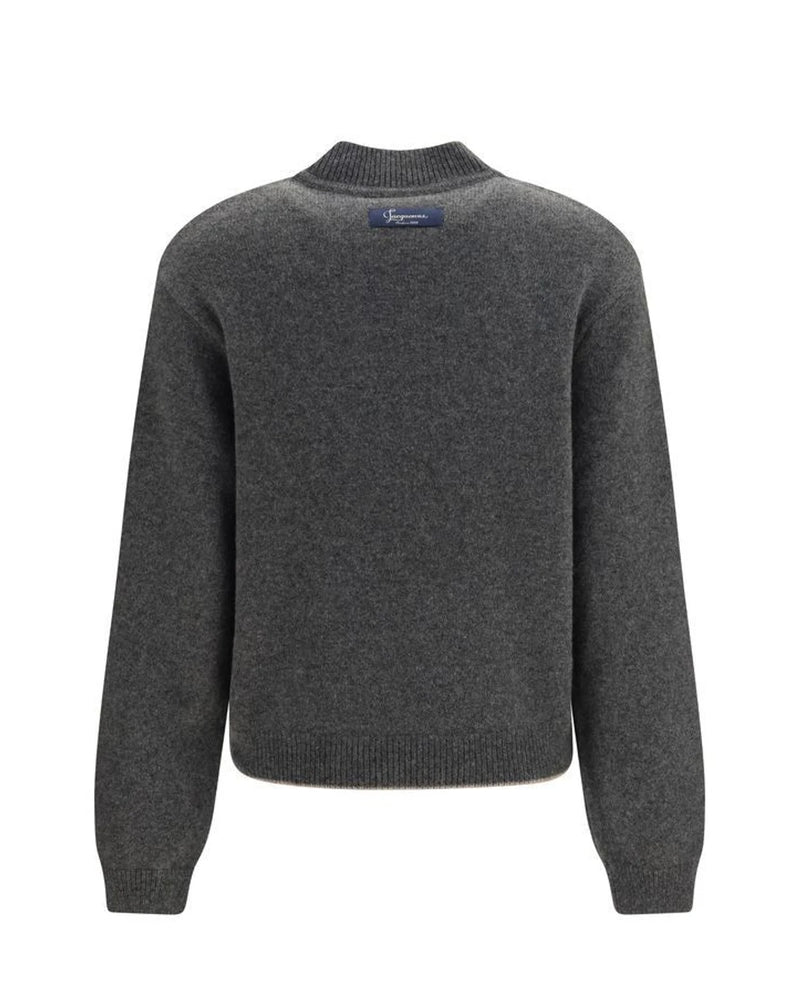Jacquemus Sweater in gray, Kashmir — view 2