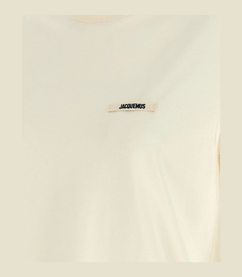 Jacquemus T-Shirt in beige, Cotton — view 4