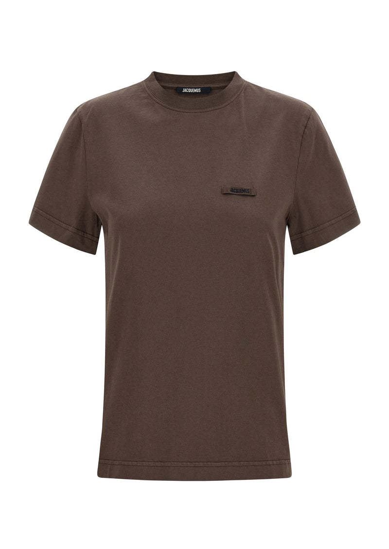 Jacquemus T-Shirt in brown, Cotton