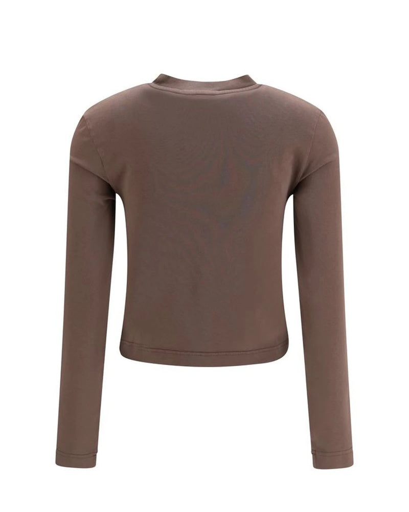 Jacquemus T-Shirt in brown, Cotton — view 2