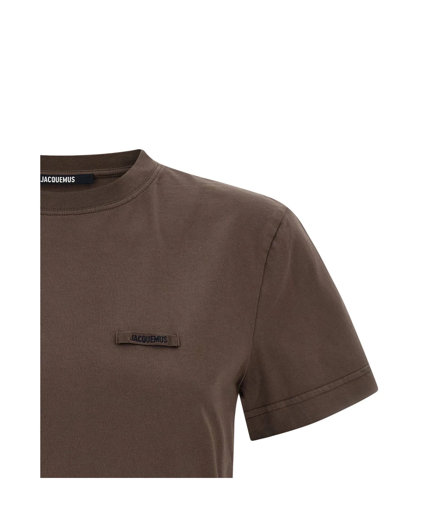 Jacquemus T-Shirt in brown, Cotton — view 3