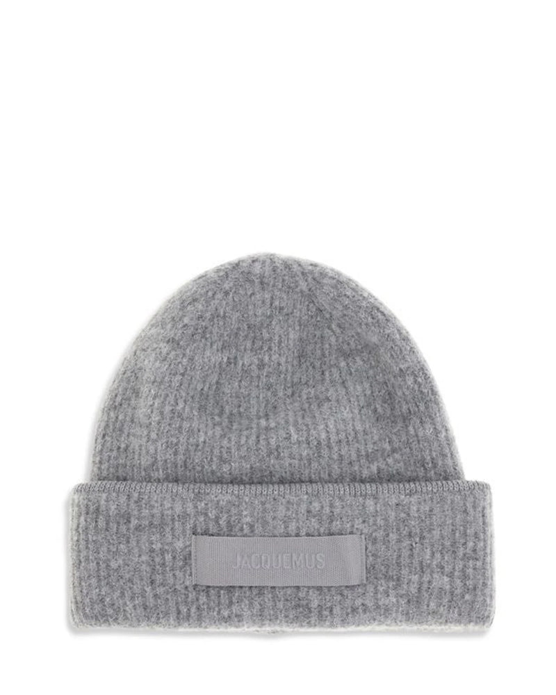 Jacquemus Winter Hat in gray, Alpaca Vicugna