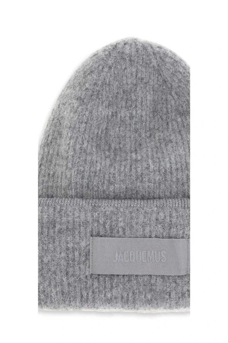 Jacquemus Winter Hat in gray, Alpaca Vicugna — view 3