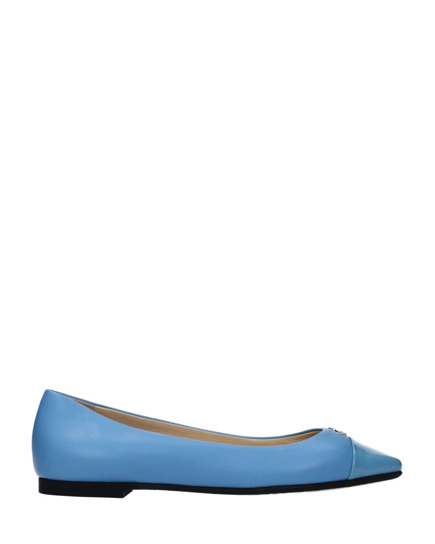 Jimmy Choo Light Blue Leather Ballet Flats Glam Steals