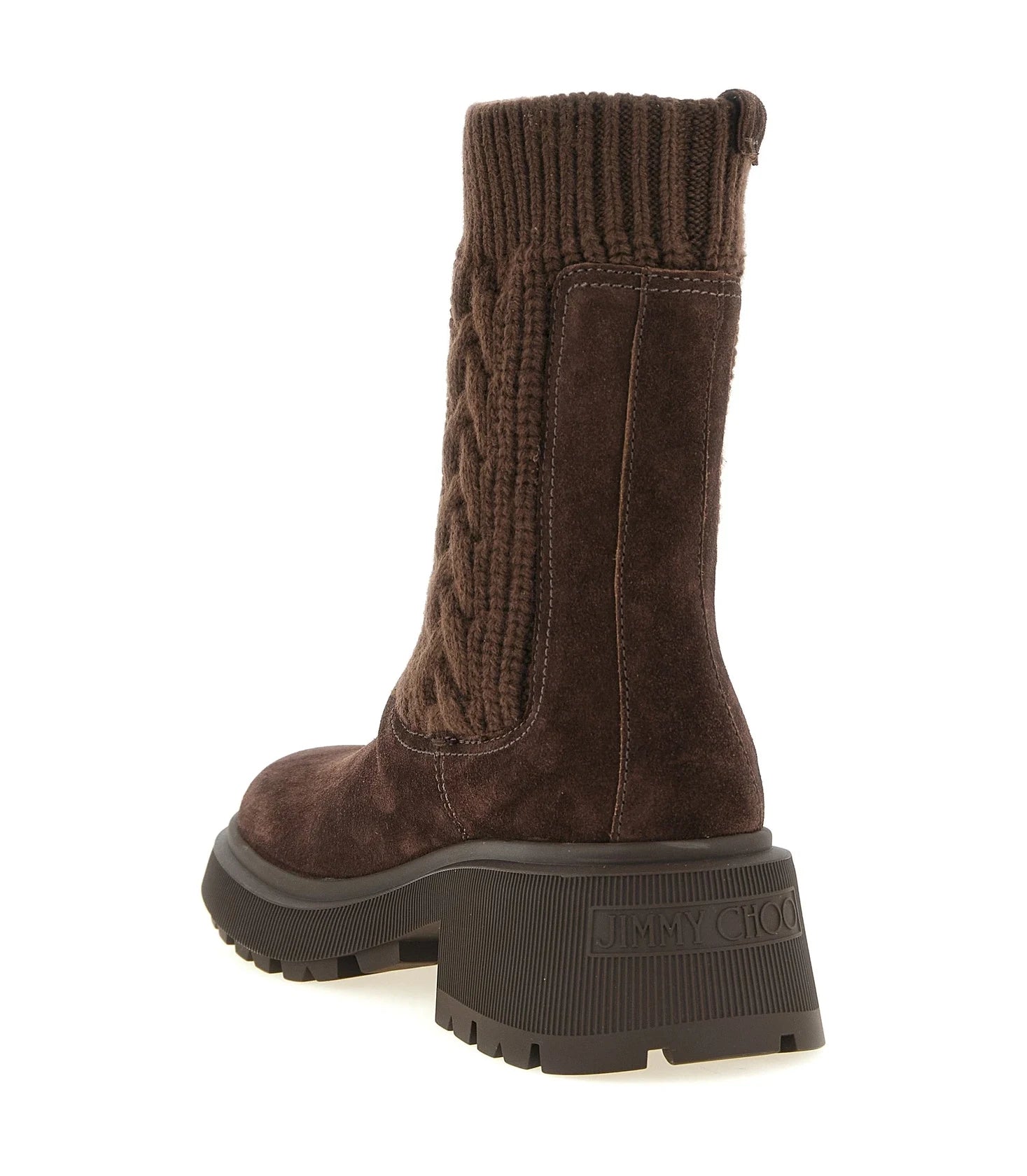 Jimmy Choo Ankle Boots in brown, Lamb Leather — view 3