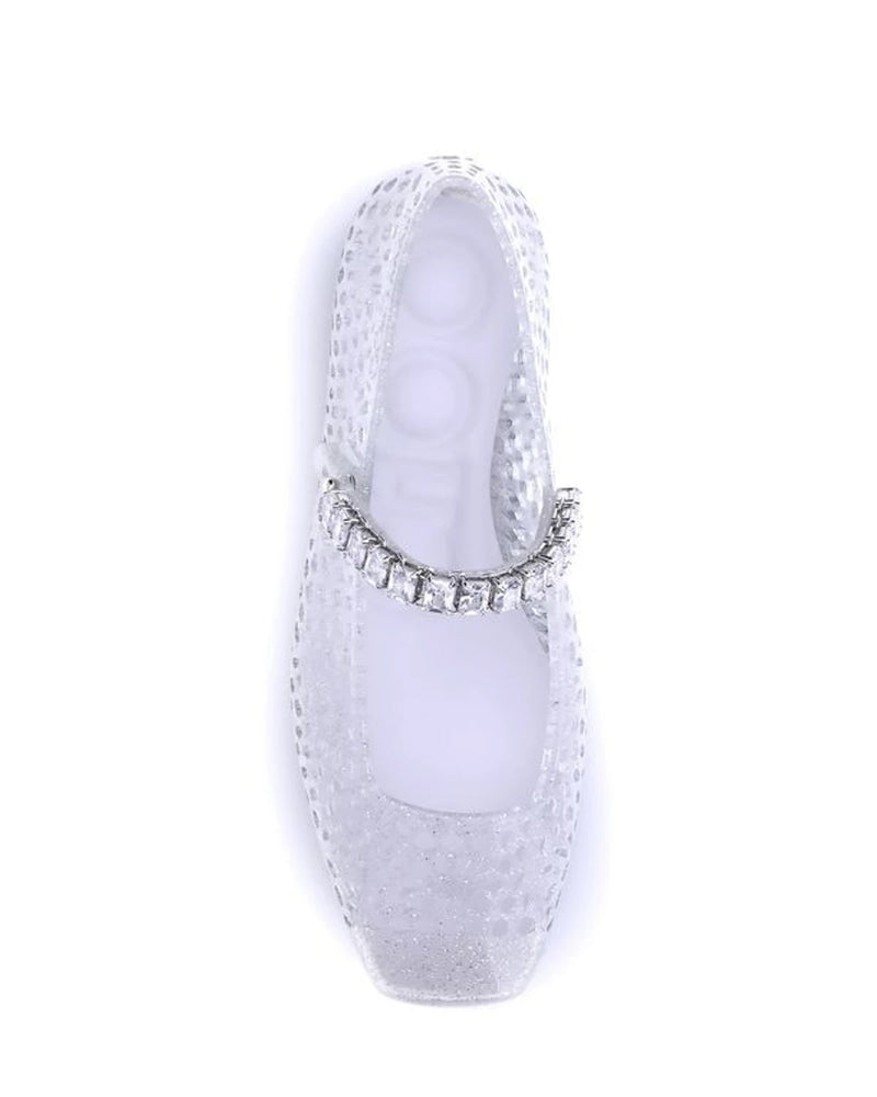 Jimmy Choo Ballet Flats in white, Thermoplastic Polyurethane — view 4