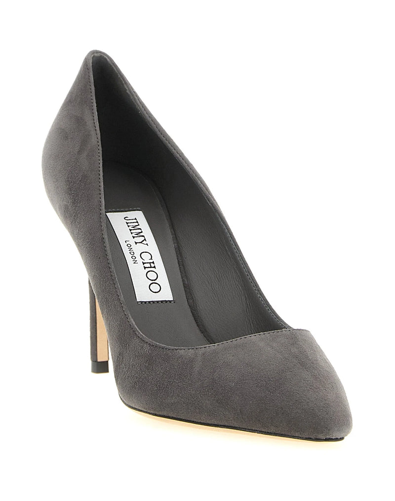 Jimmy Choo Pumps in gray, Leather — view 2