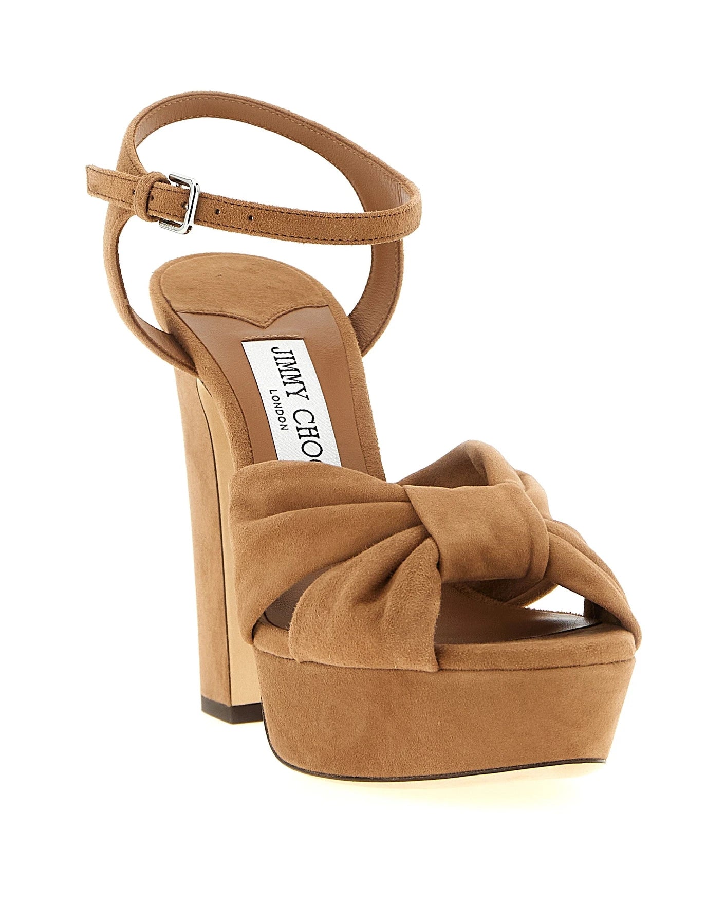 Jimmy Choo Brown Stiletto Sandals 