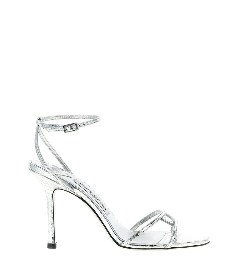 Jimmy Choo Sandals in silver, Leather