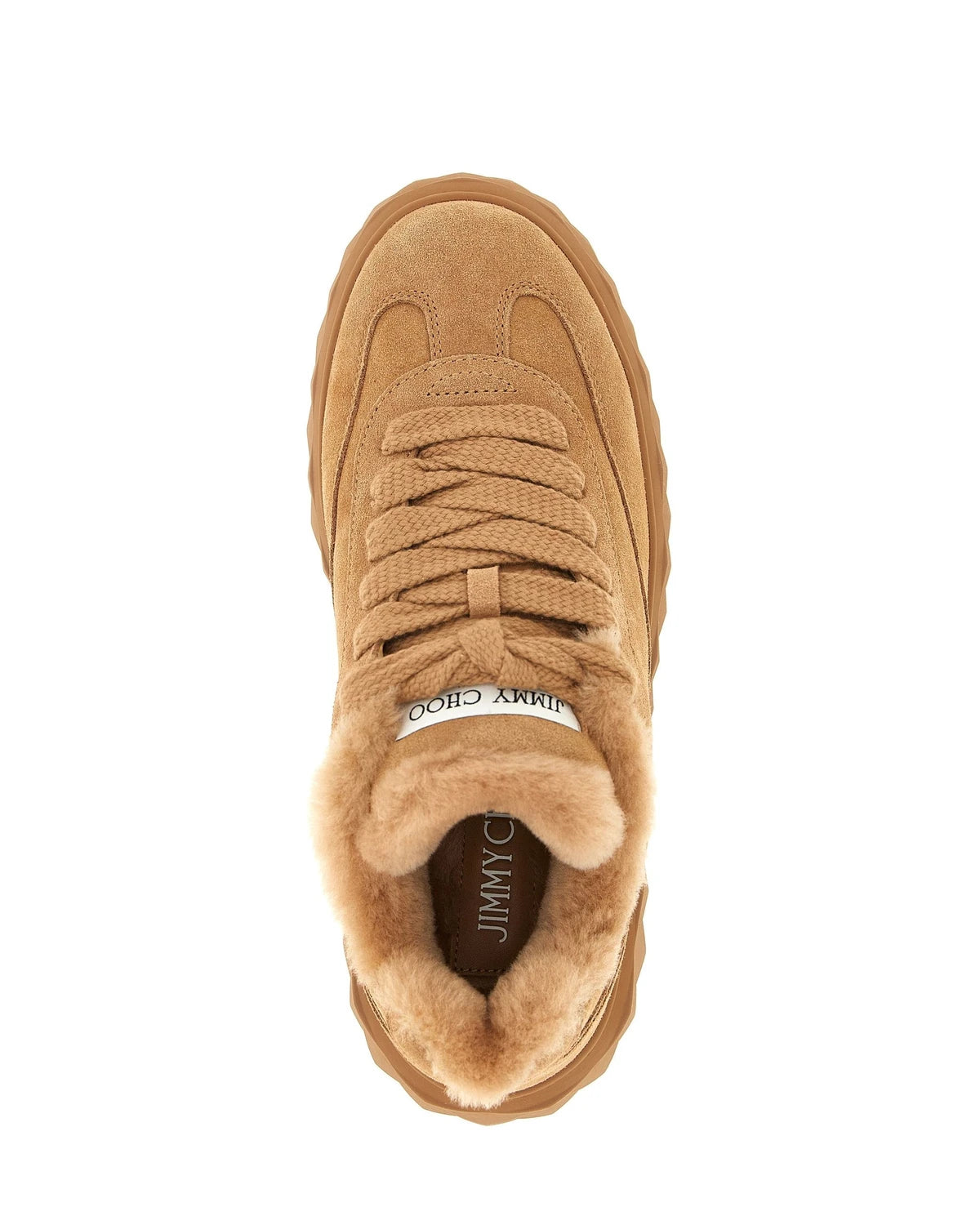 Jimmy Choo Sneakers in beige, Lamb — view 4