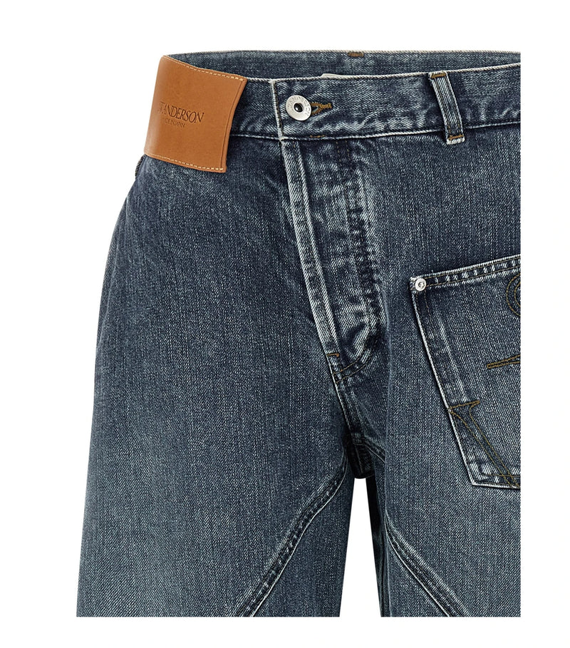 JW Anderson Jean in blue, Cotton — view 3