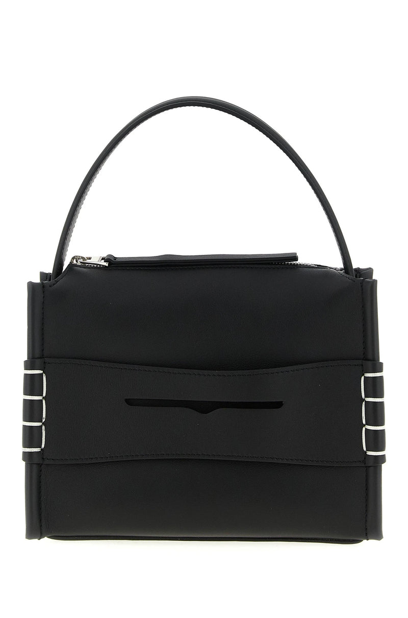 JW Anderson Shoulder Bag in black, Calfskin Leather