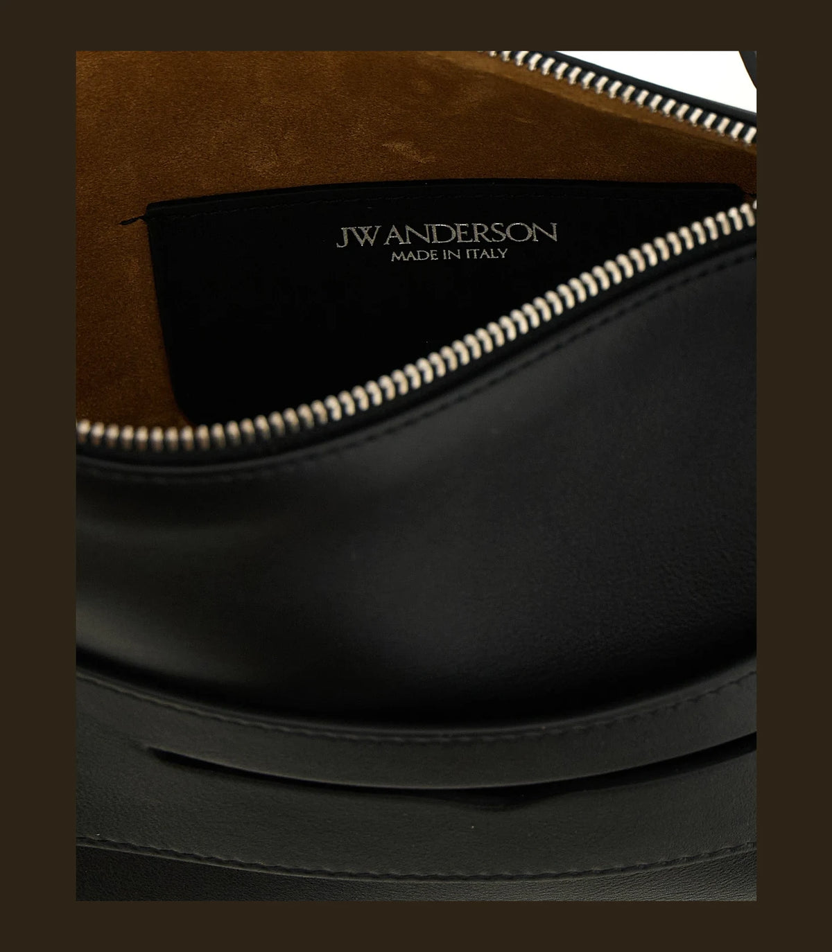 JW Anderson Shoulder Bag in black, Calfskin Leather — view 4