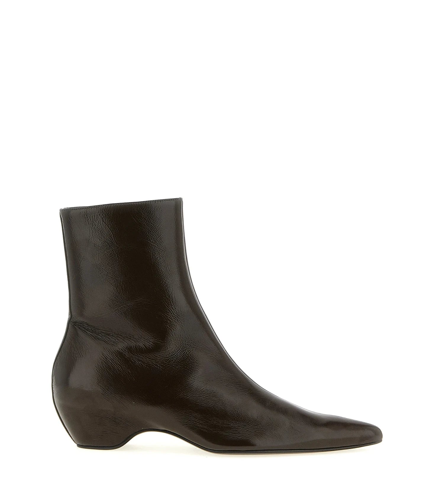 Khaite Ankle Boots in brown, Calfskin Leather