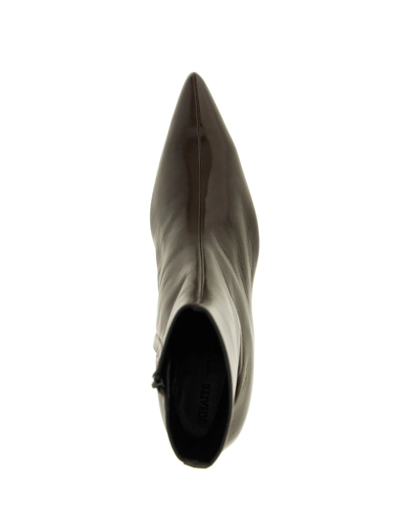 Khaite Ankle Boots in brown, Calfskin Leather — view 4