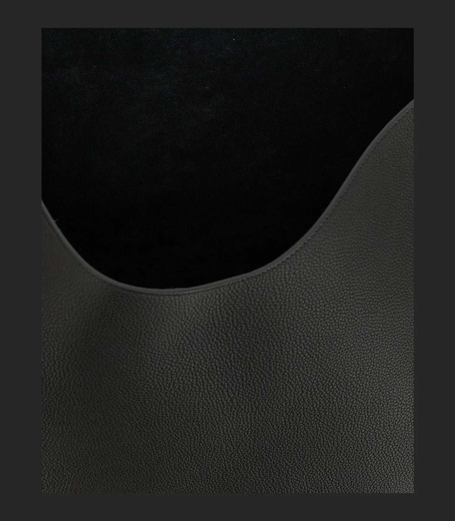 Khaite Bucket Bag in black, Calfskin Leather — view 4