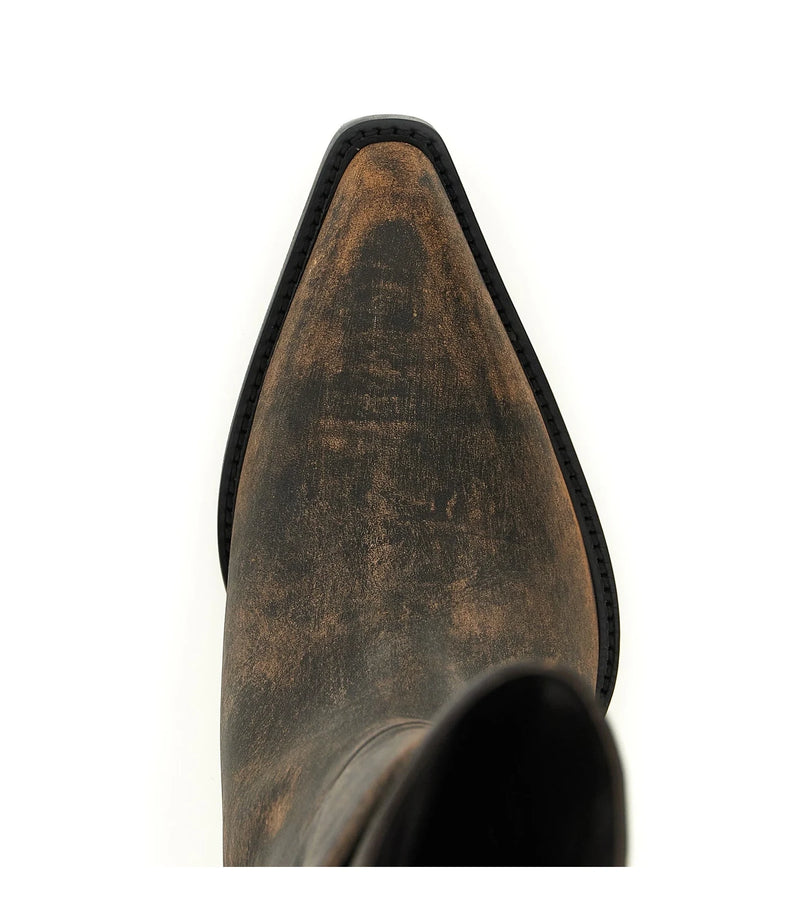 Khaite Chelsea Boots in brown, Calfskin Leather — view 4