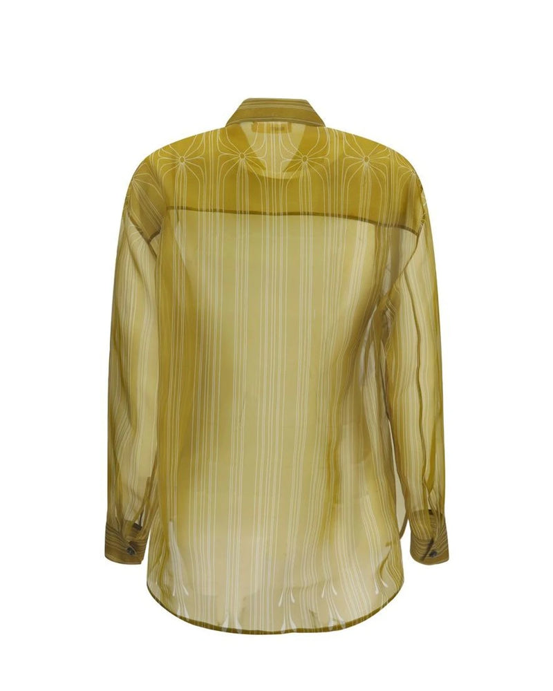 Khaite Dress Shirt in beige, Silk — view 2