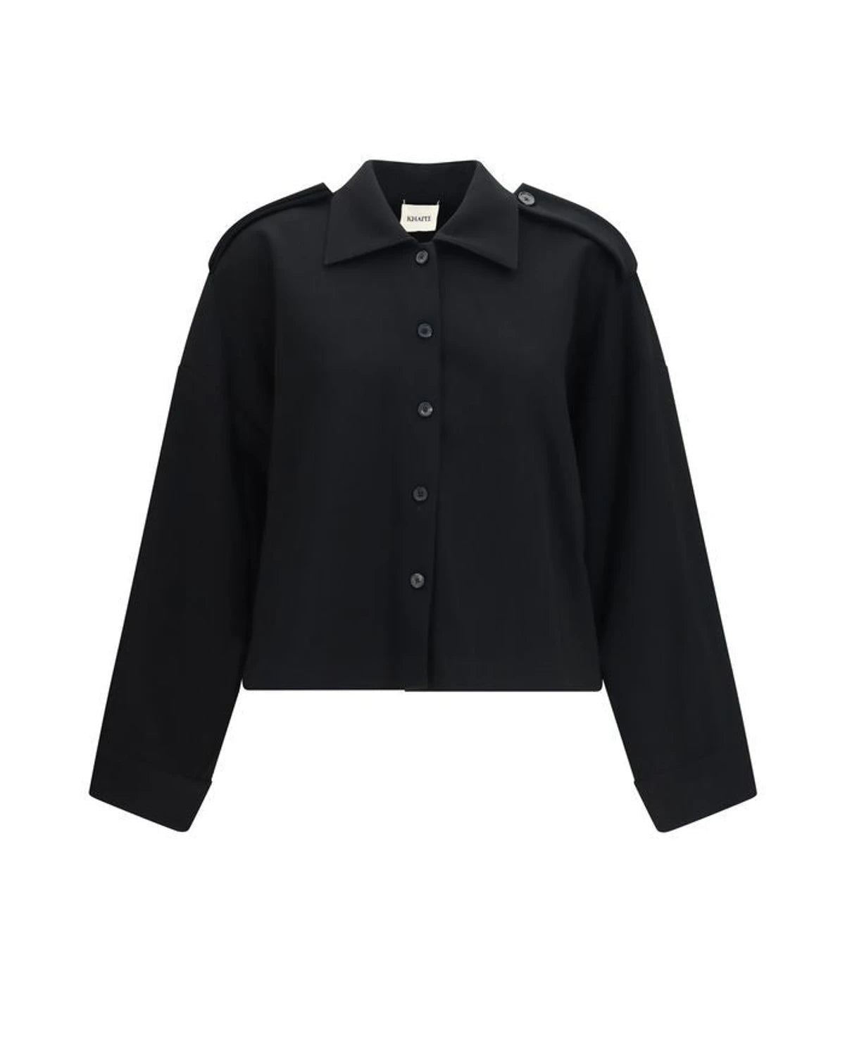Khaite Dress Shirt in black, Acetate