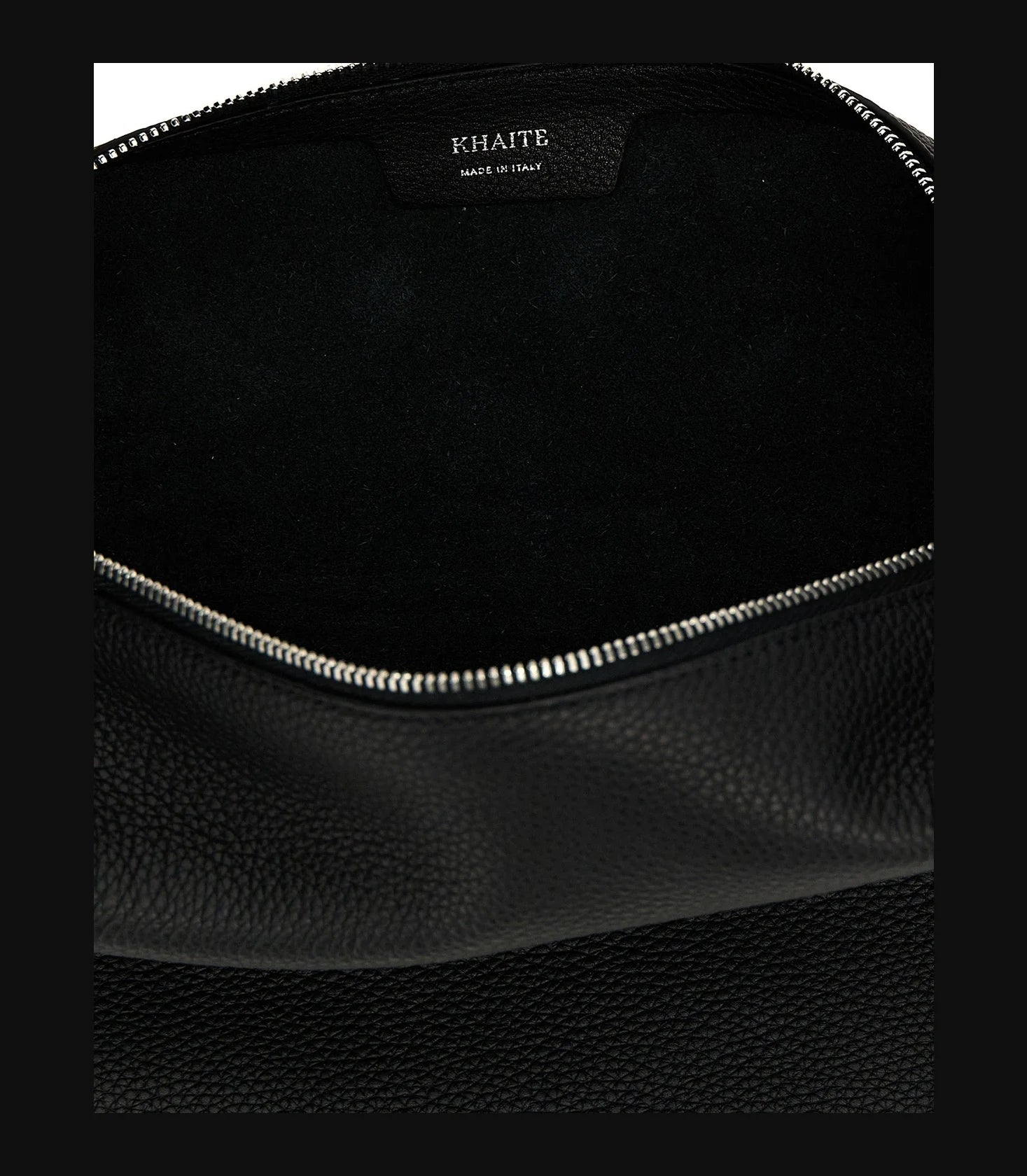 Khaite Hobo Bag in black, Calfskin Leather — view 4