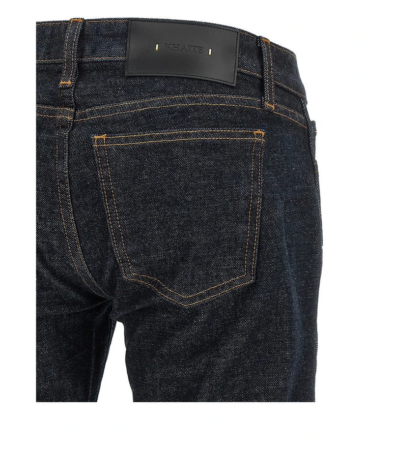 Khaite Jean in blue, Cotton — view 4