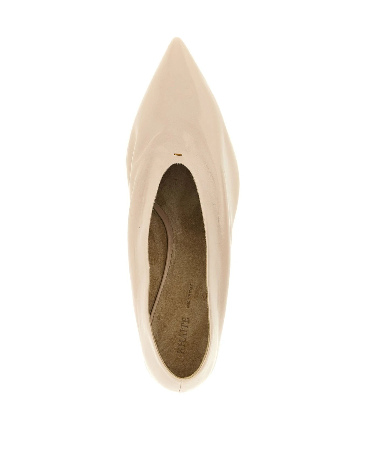 Khaite Pumps in beige, Calfskin Leather — view 3
