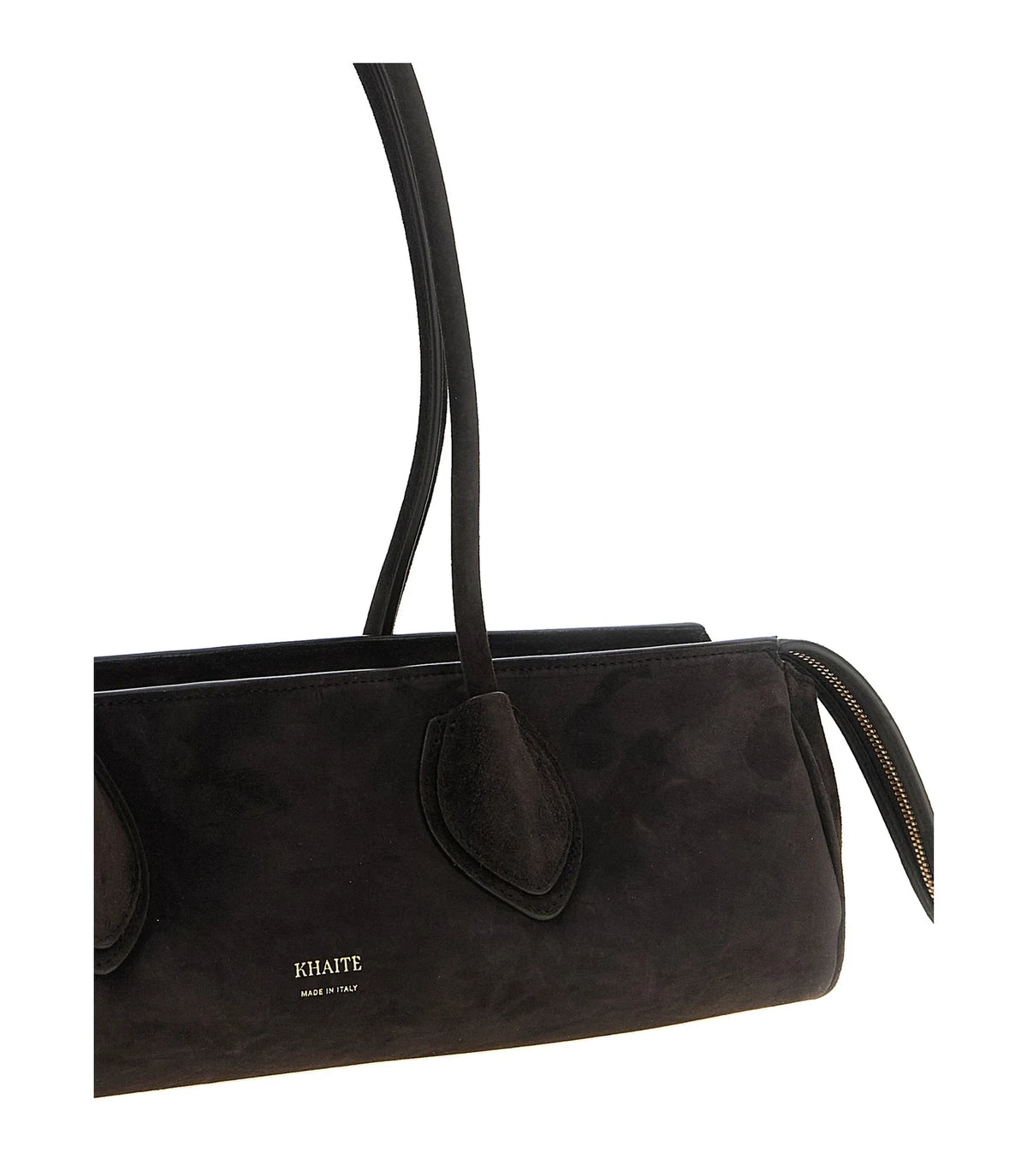 Khaite Shoulder Bag in brown, Calfskin Leather — view 3