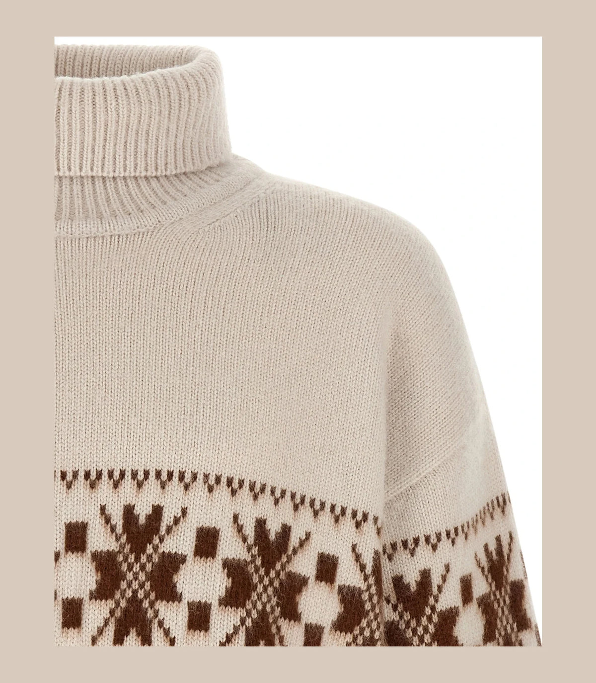 Kiton Sweater in white, Wool — view 3
