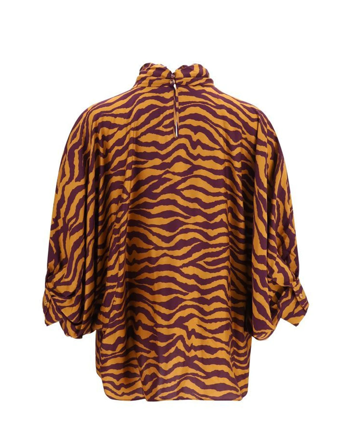 Kristina Ti Blouse in orange, Viscose — view 2
