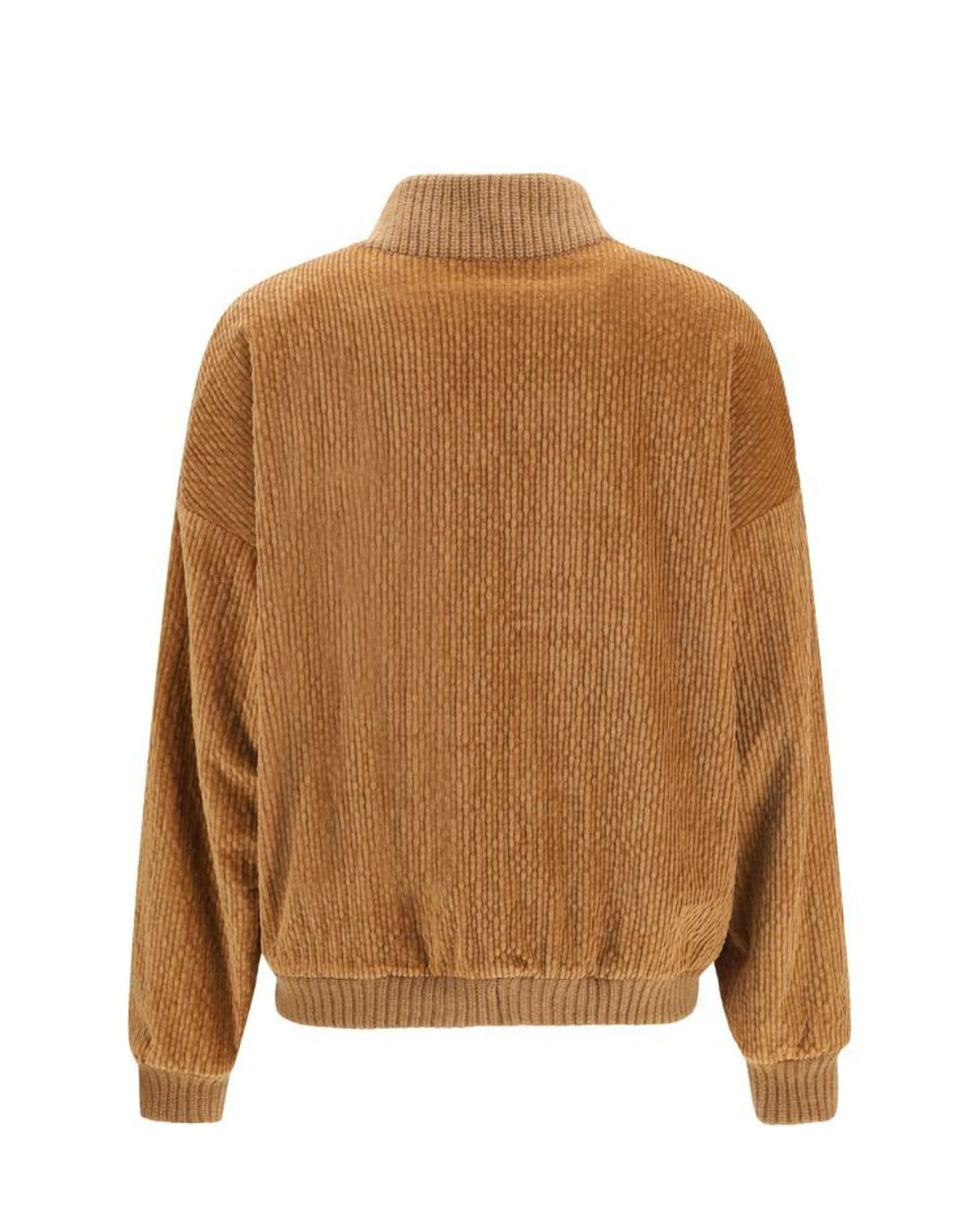 Kristina Ti Bomber Jacket in brown, Cotton — view 2