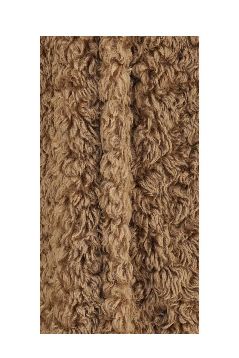 Kristina Ti Pea Coat in brown, Polyester — view 3