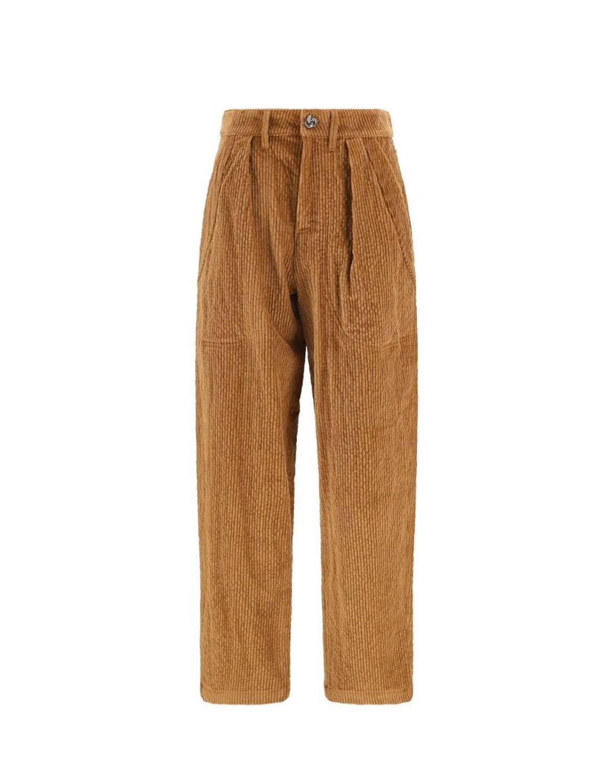 Kristina Ti Trouser in brown, Cotton