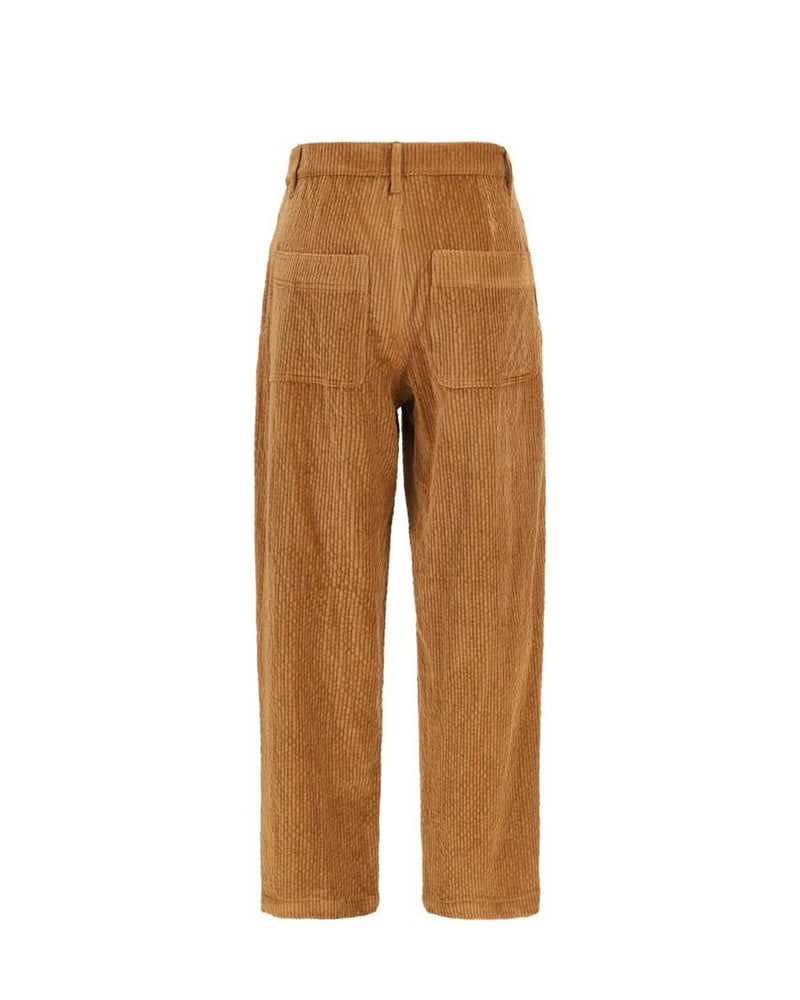 Kristina Ti Trouser in brown, Cotton — view 2