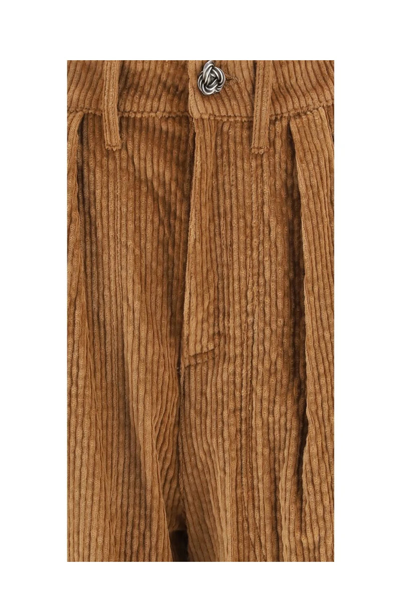 Kristina Ti Trouser in brown, Cotton — view 3