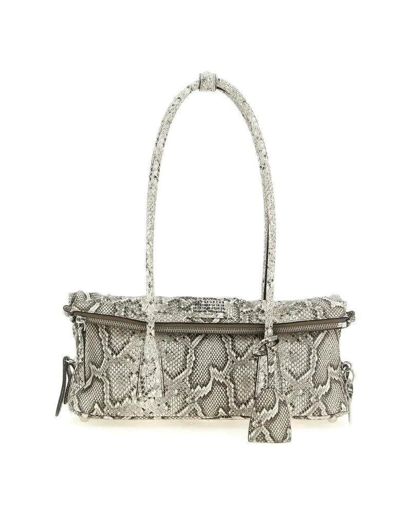 Maison Margiela Shoulder Bag in white, Goat Leather