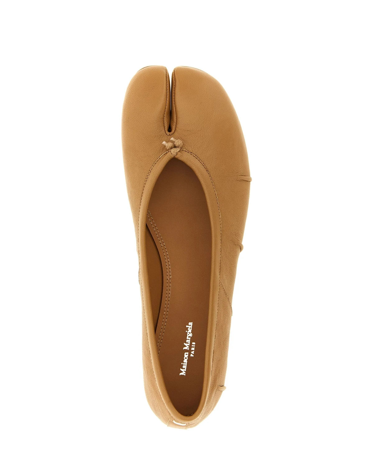 Maison Margiela Ballet Flats in beige, Lamb Leather — view 4