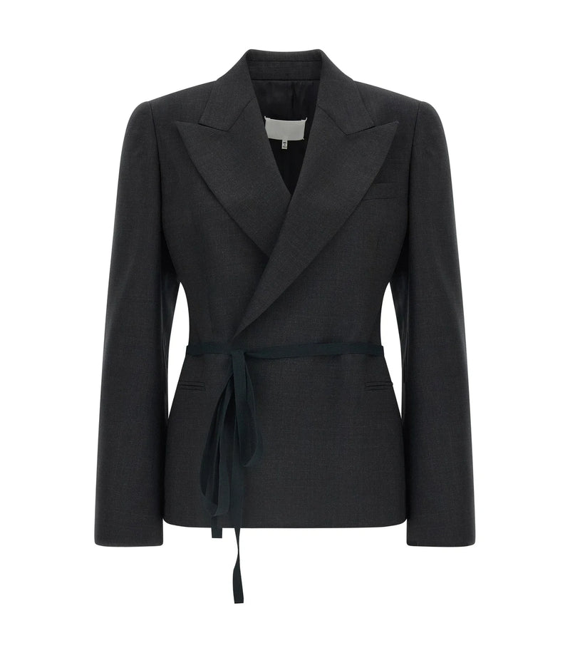 Maison Margiela Blazer in gray, Wool