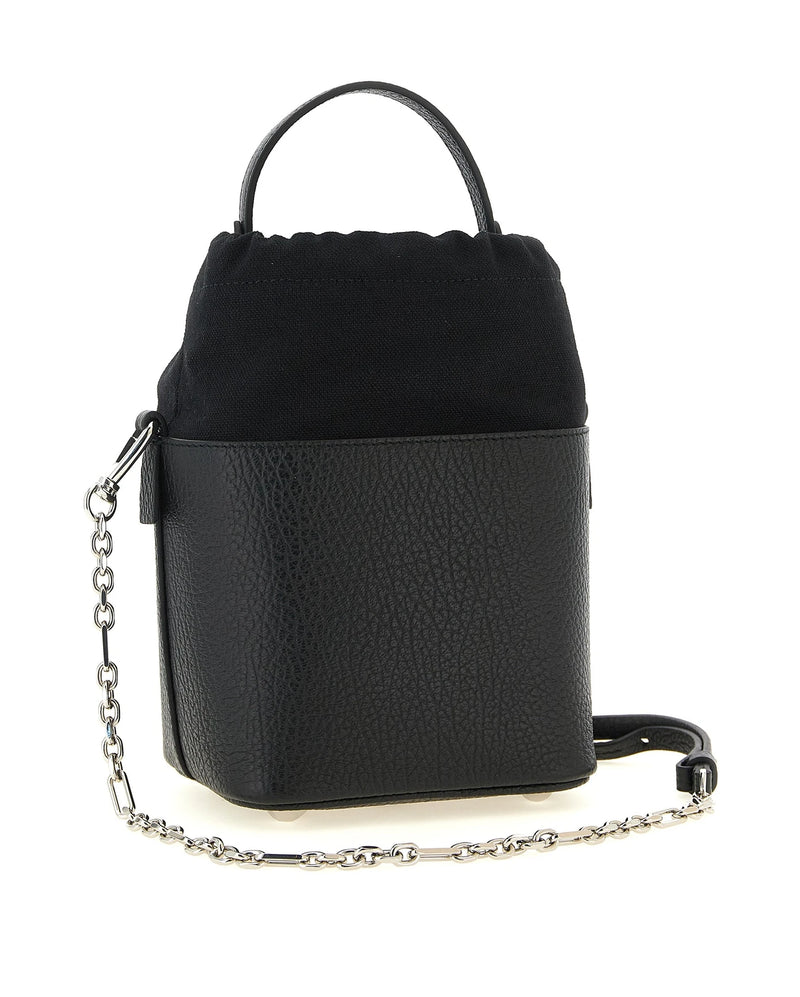 Maison Margiela Bucket Bag in black, Calfskin Leather — view 2