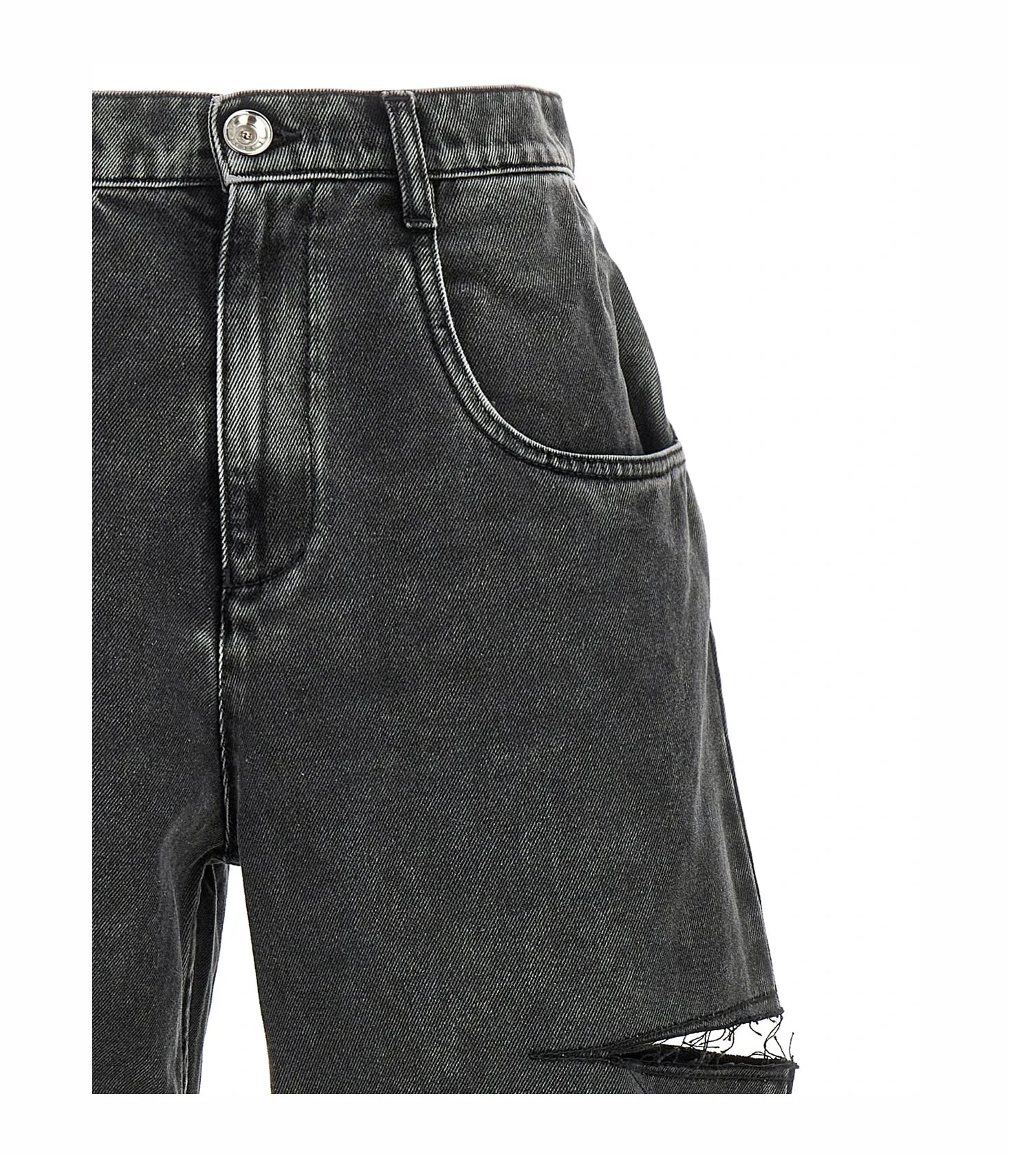 Maison Margiela Jean in black, Cotton — view 3