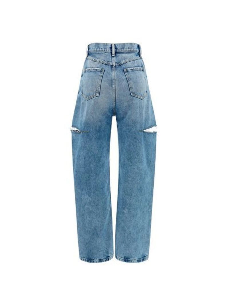 Maison Margiela Jean in blue, Cotton — view 2