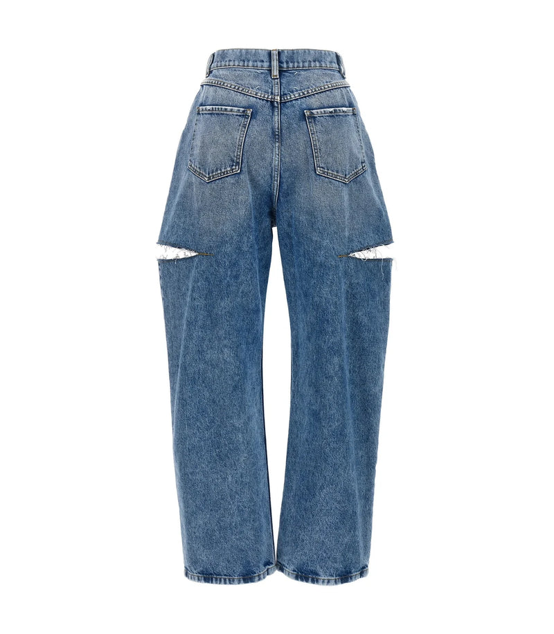 Maison Margiela Jean in blue, Cotton — view 2