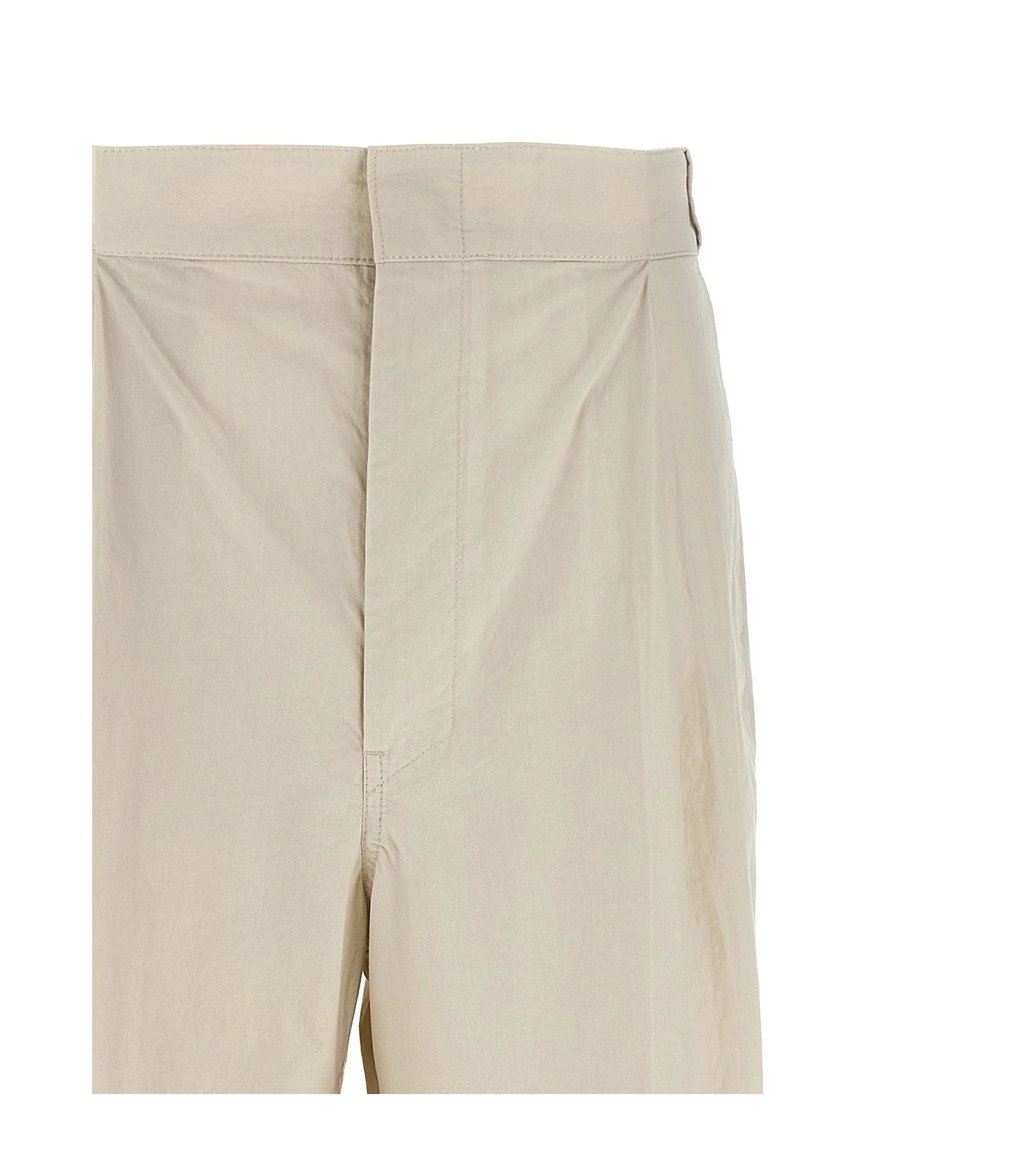 Maison Margiela Palazzo Pant in beige, Cotton — view 3
