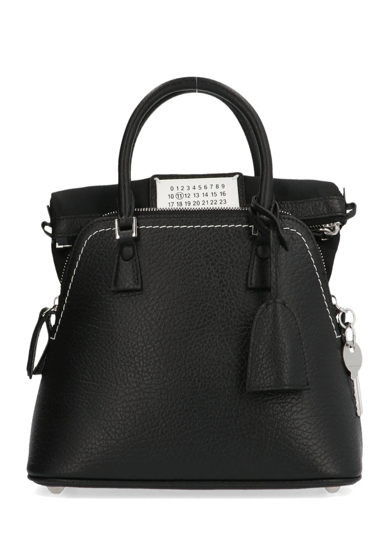 Maison Margiela Satchel Bag in black, Calfskin Leather